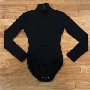 Body Wrappers Long Sleeve Turtleneck Leotard